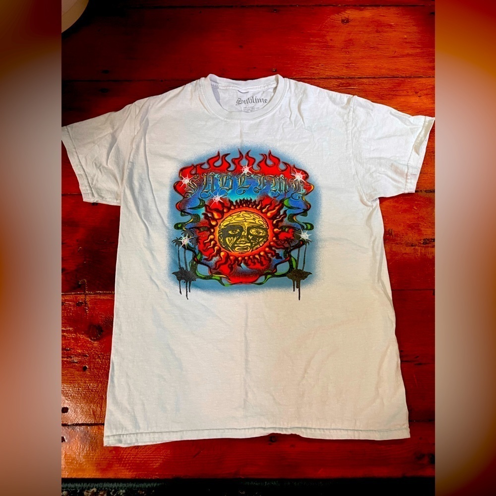 Sublime t-shirt light blue concert band tee men’s size medium